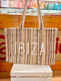 Borsa Tote "Ibiza" in tessuto
