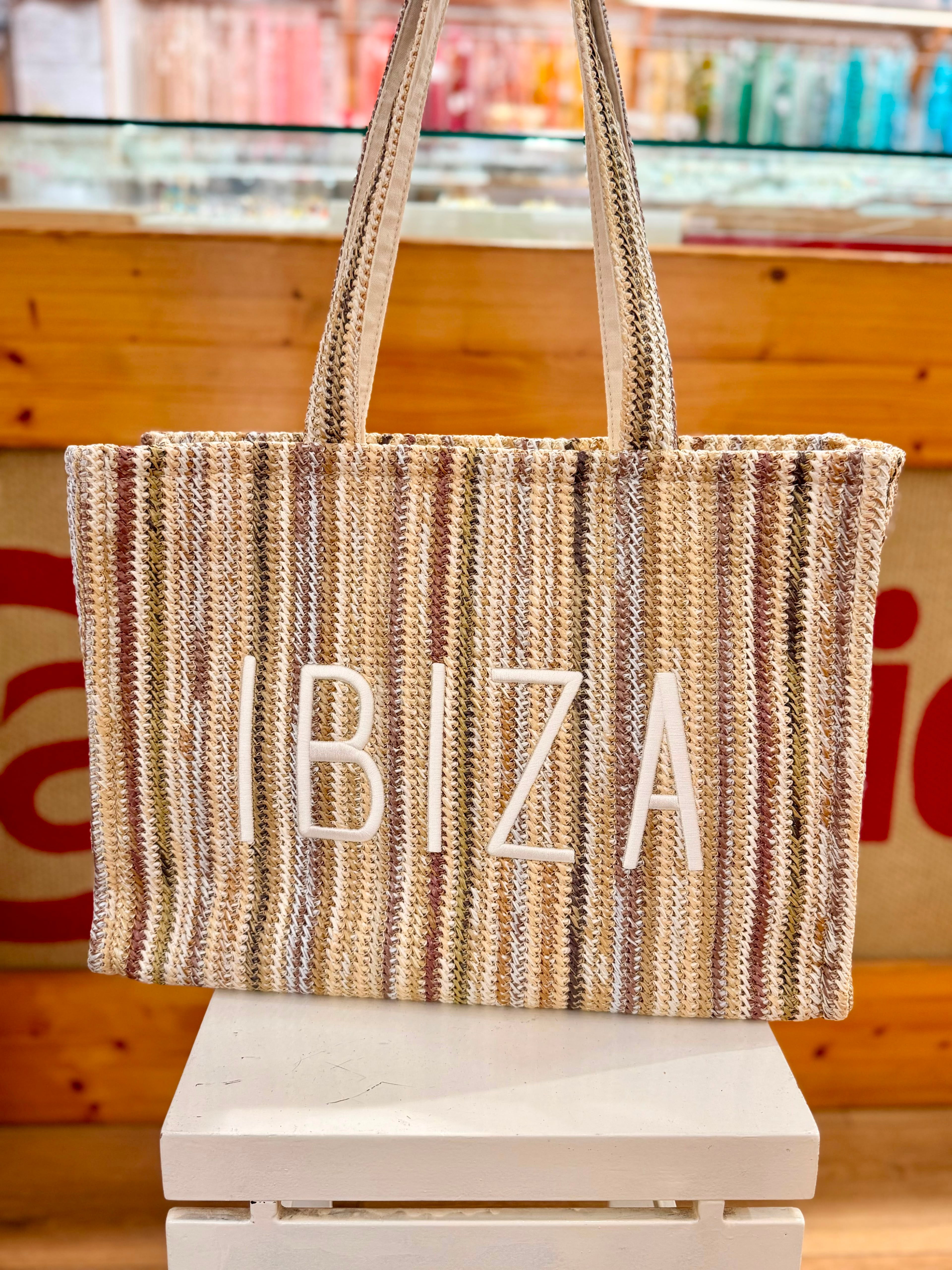Borsa Tote "Ibiza" in tessuto