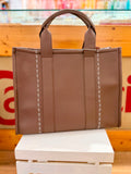 Borsa a mano marrone