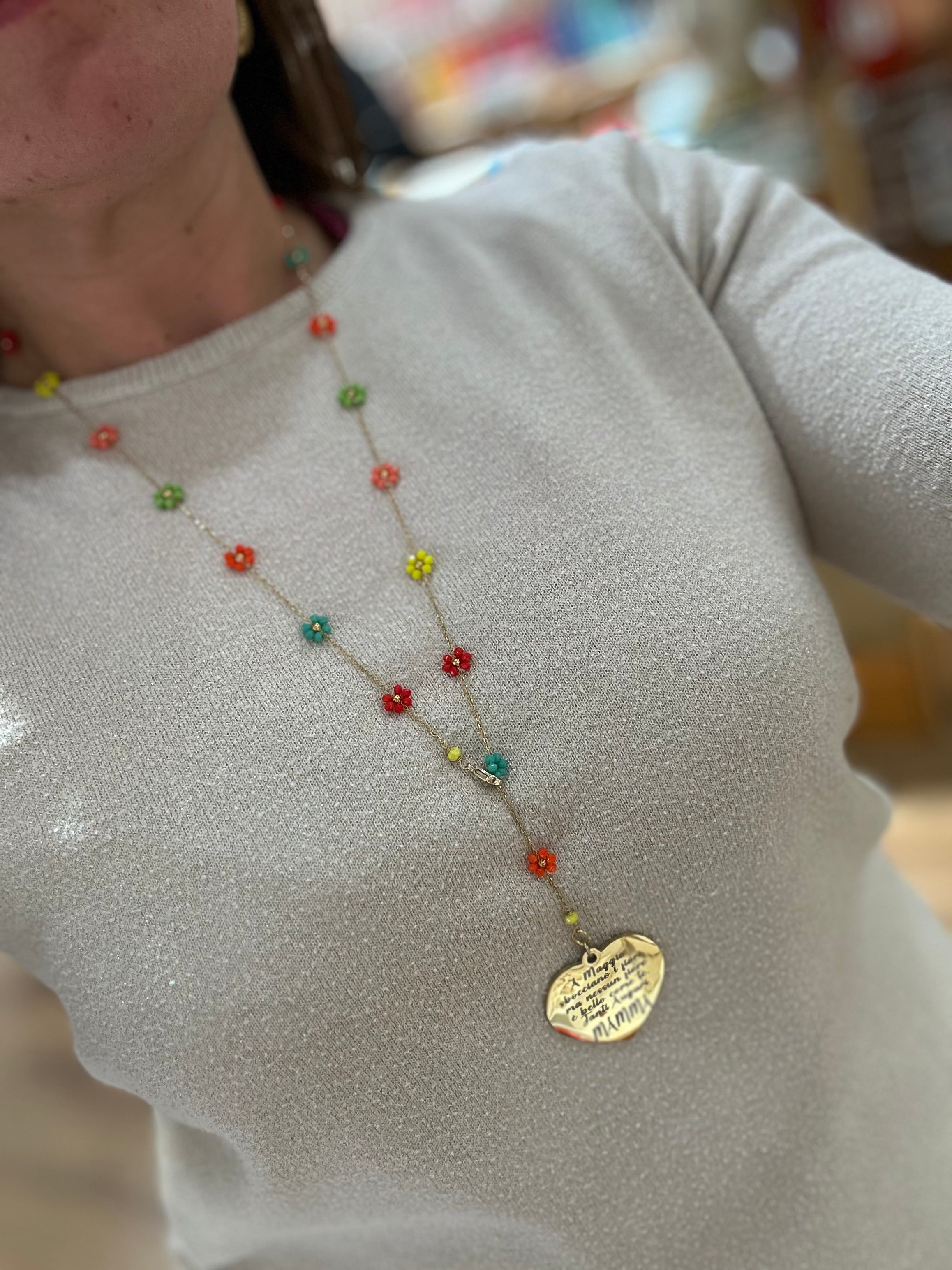 Collana Fiore di Mamma