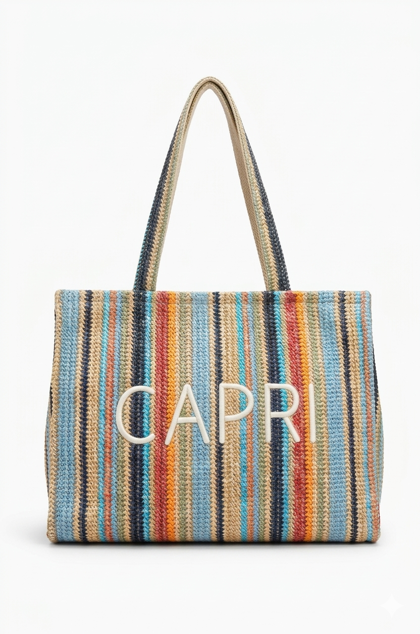 Borsa Tote "Capri" – L'Essenza dell'Estate Italiana