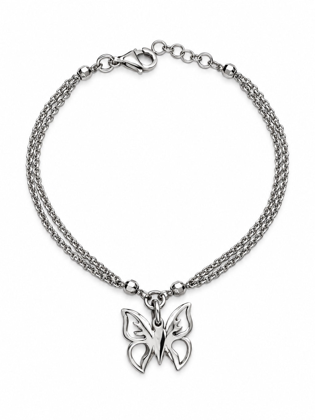 Bracciale con ciondolo farfalla in Argento 925