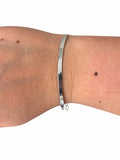 Bracciale snake in Argento 925 indossato